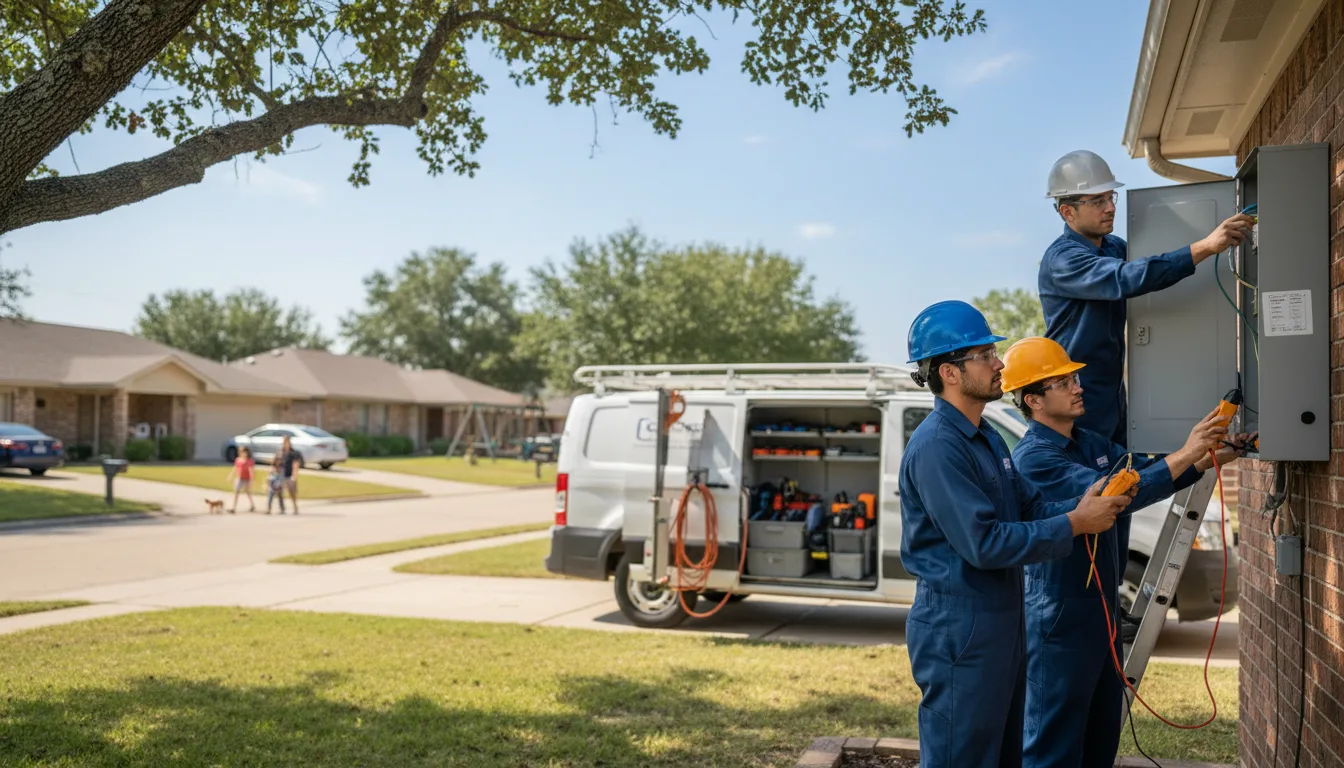 Certified electrician providing emergency electrical services in Adams, TN
